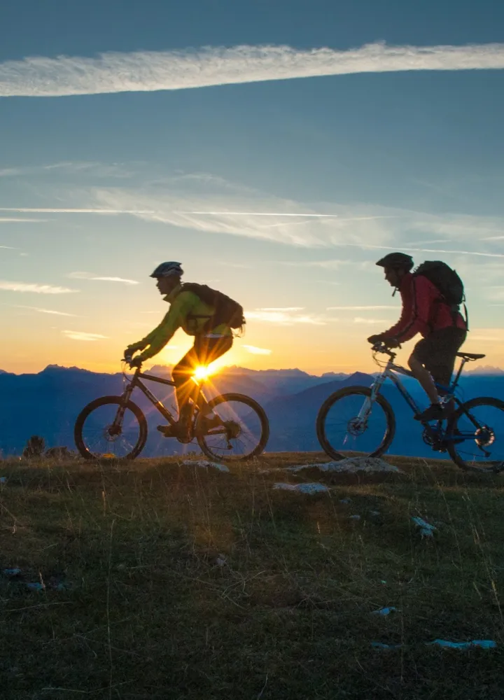 Il percorso per mountain bike Chemins du Soleil