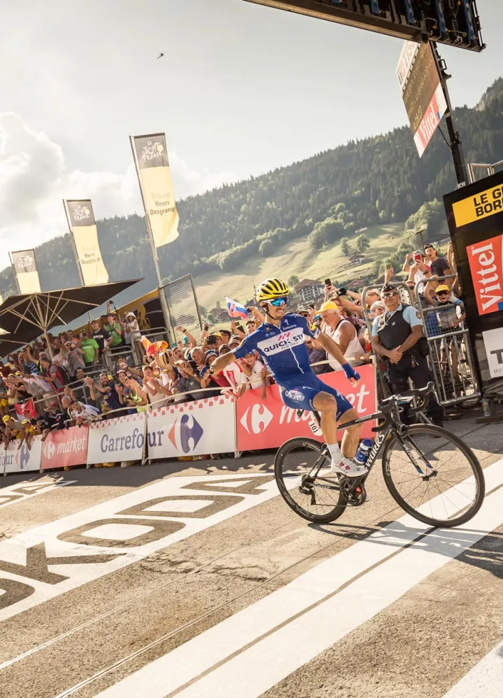 Arrivo del Tour de France a Le Grand Bornand