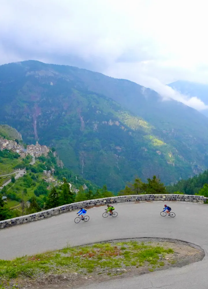 Versante sud-est del Col de la Couillole