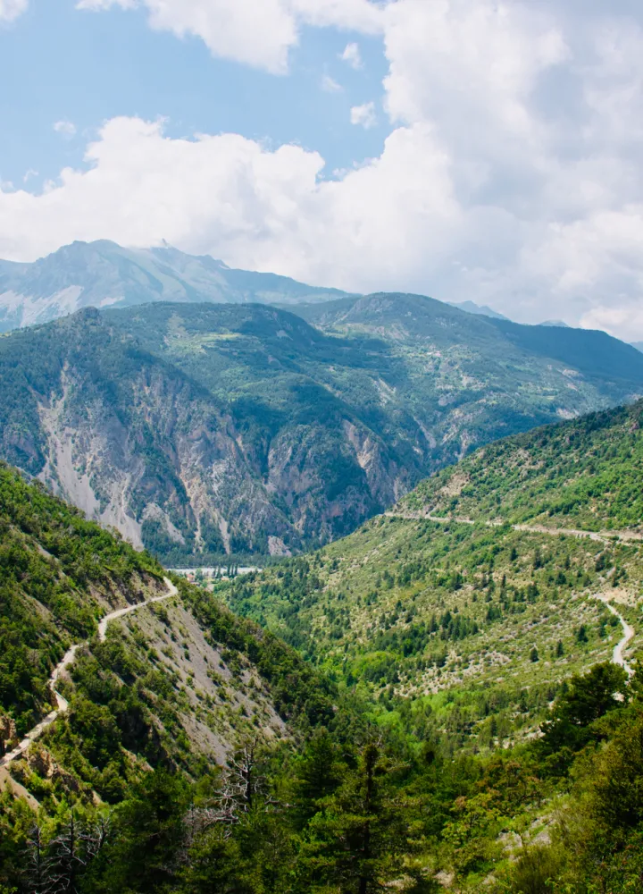 Salita al Valberg da Guillaumes