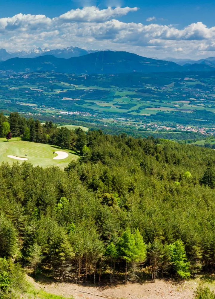 paysage depuis le col bayard