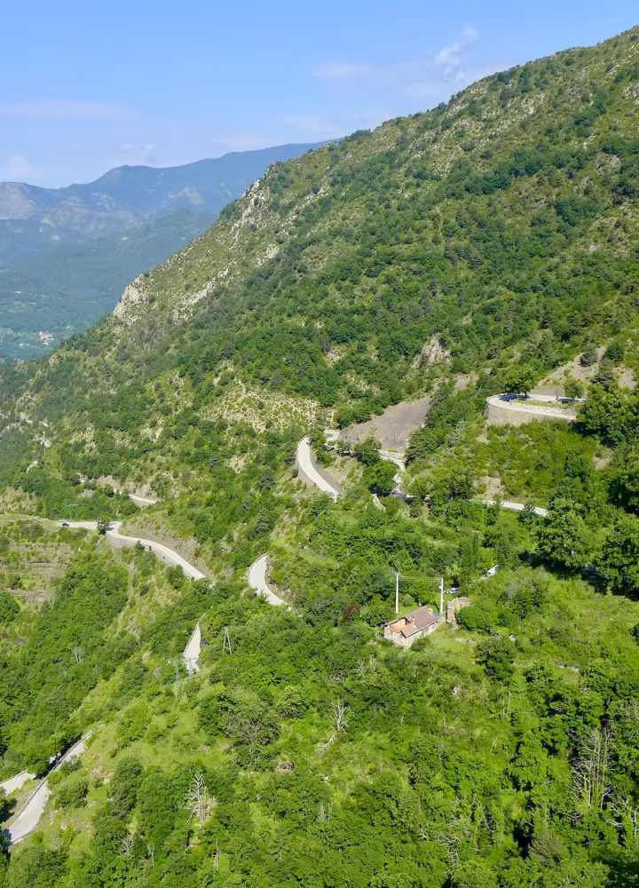 Versante nord del Col de Turini