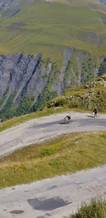 Sul Col de Sarenne tra l'Alpe d'Huez e La Grave