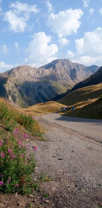 Versante sud del Col de Vars, sulla costa dell'Ubaye