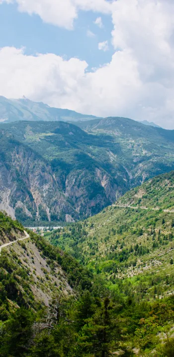 Salita al Valberg da Guillaumes