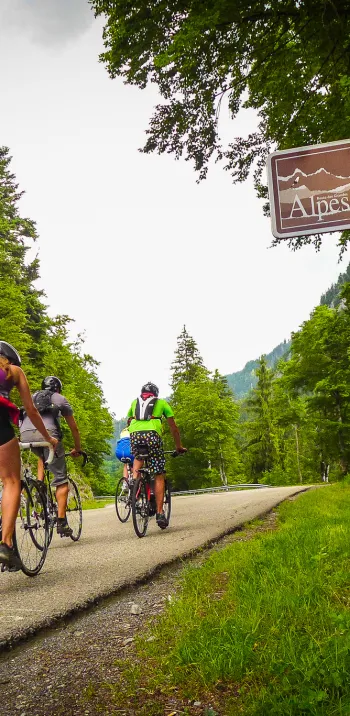 Cartello sulla Route des Grandes Alpes