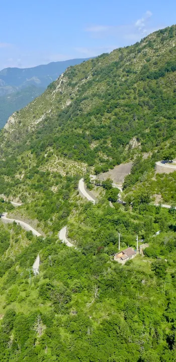 Versante nord del Col de Turini
