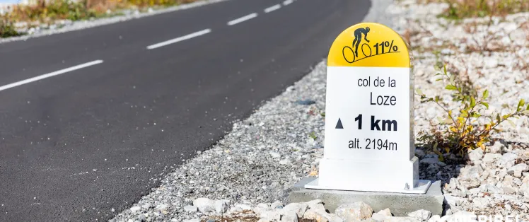 Terminal 1 km Col de la Loze
