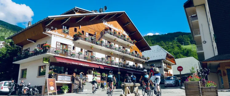 Arrivo in hotel a Valloire