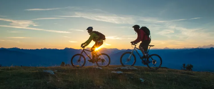 Il percorso per mountain bike Chemins du Soleil