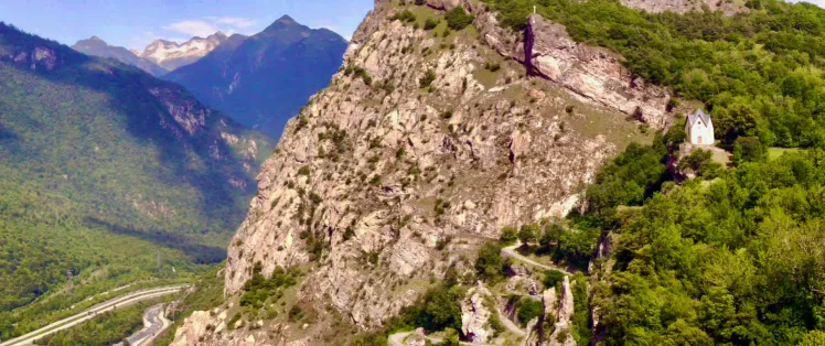 I tornanti di Montvernier nella discesa dal Col de Chaussy