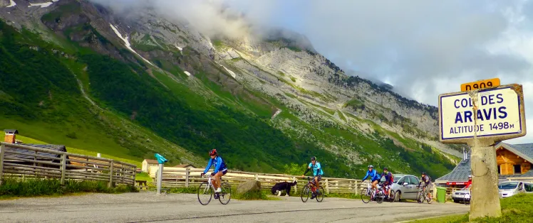 Attraversamento del passo degli Aravis