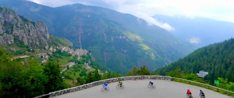 Versante sud-est del Col de la Couillole