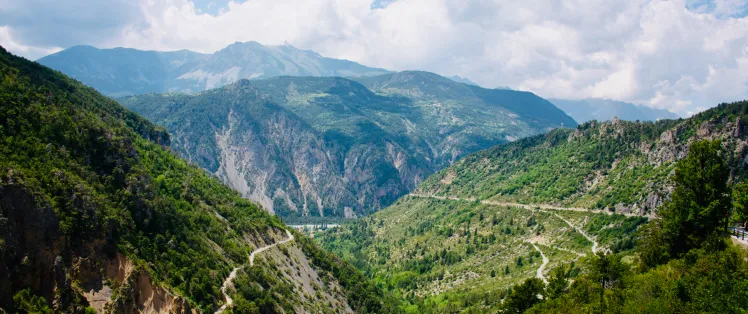 Salita al Valberg da Guillaumes