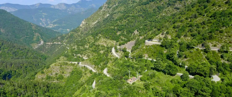 Versante nord del Col de Turini