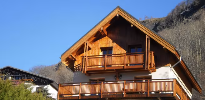 Chalet vue extérieure