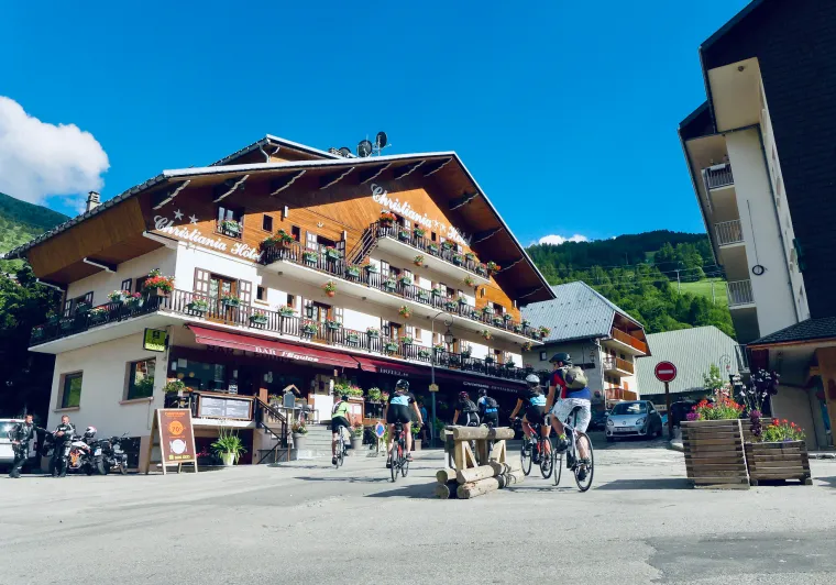 Arrivo in hotel a Valloire