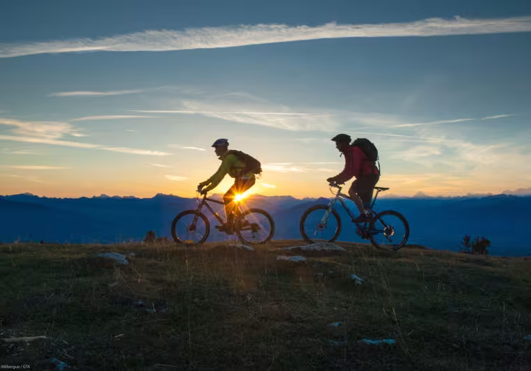 Il percorso per mountain bike Chemins du Soleil