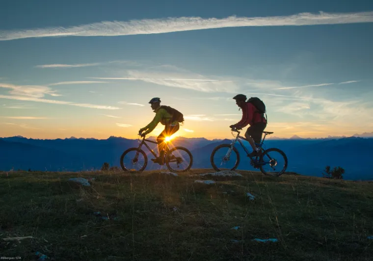 Il percorso per mountain bike Chemins du Soleil