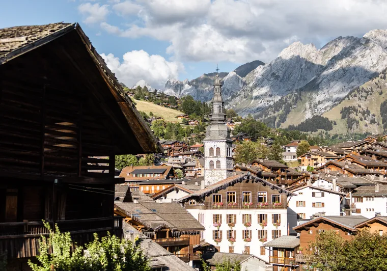 Il villaggio di La Clusaz