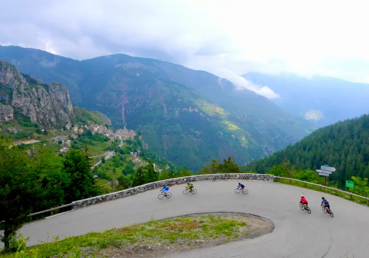 Versante sud-est del Col de la Couillole