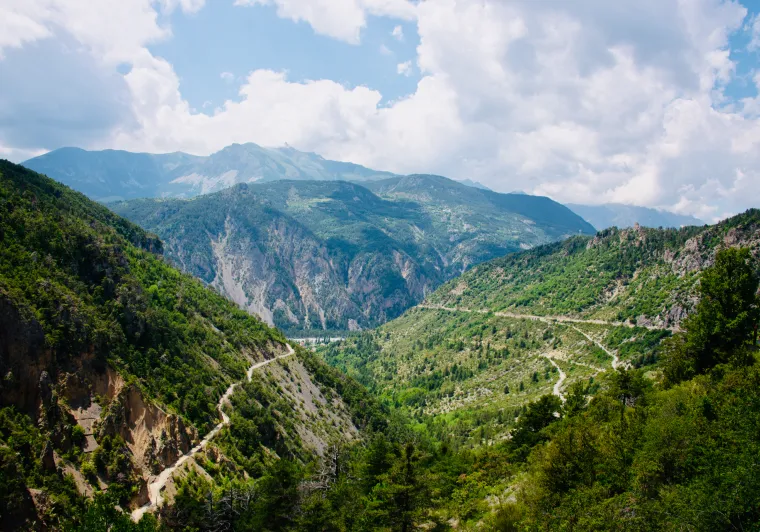 Salita al Valberg da Guillaumes