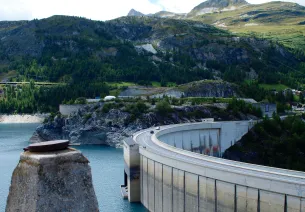 La diga del Tigne e il Lac du Chevril