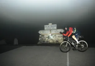Thibaut Clément in cima all'iseran