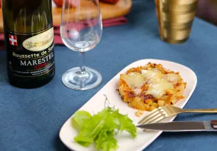 Galette di Crozets, Bauges Tomme e Vini di Savoia