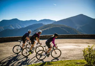 Ciclisti sulle strade di Nizza