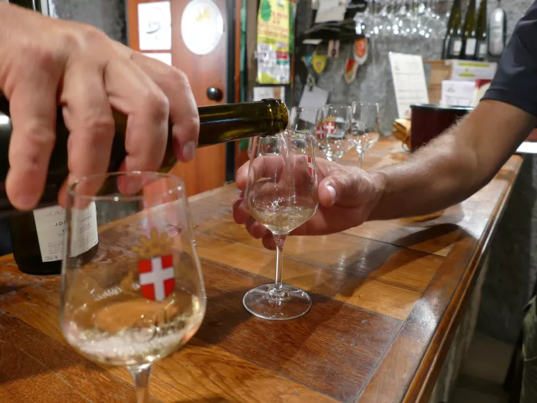 Degustazione di vini della Savoia