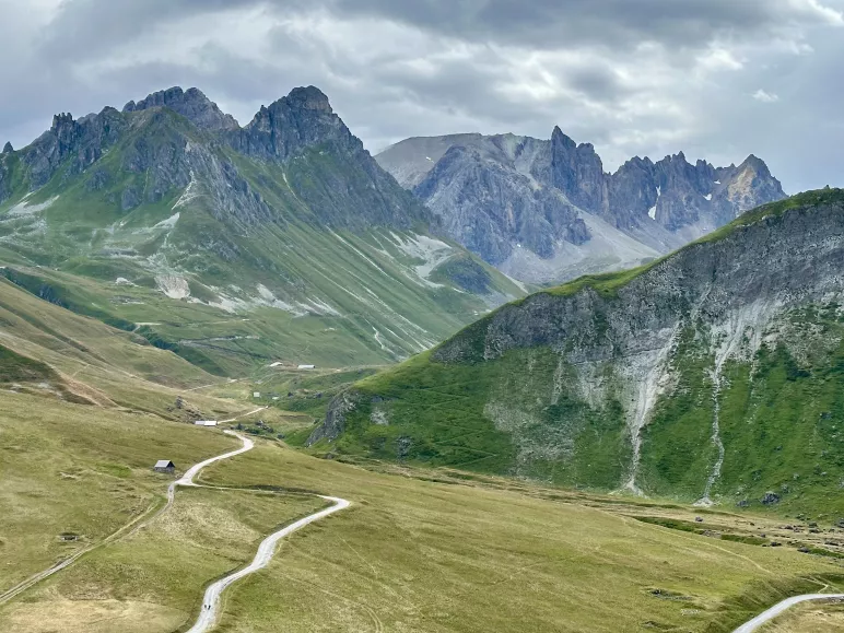Percorso delle Grandi Alpi Ghiaia